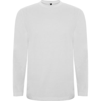 White - Front - Roly Mens Extreme Long-Sleeved T-Shirt