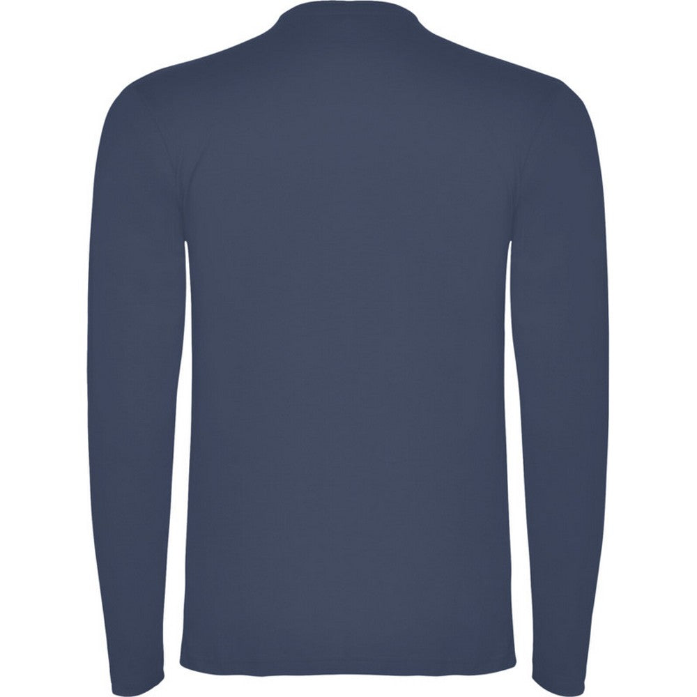 Blue Denim - Back - Roly Mens Extreme Long-Sleeved T-Shirt