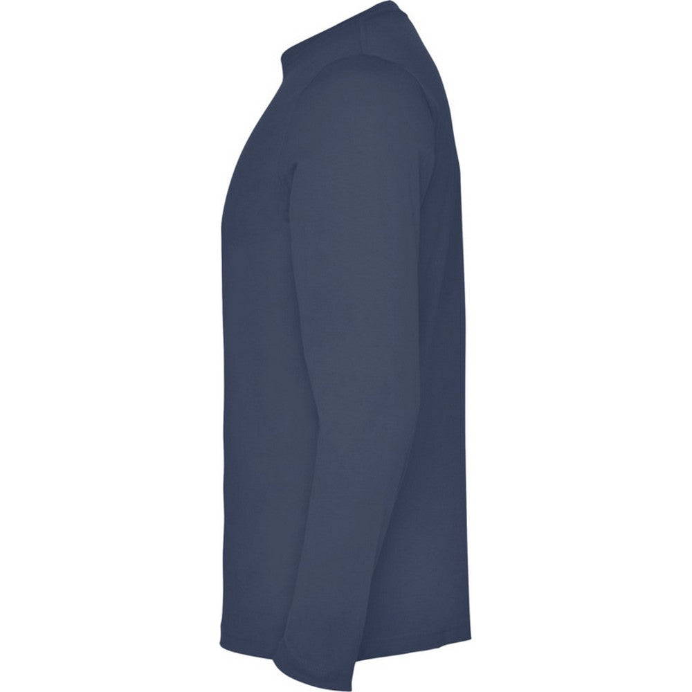 Blue Denim - Side - Roly Mens Extreme Long-Sleeved T-Shirt