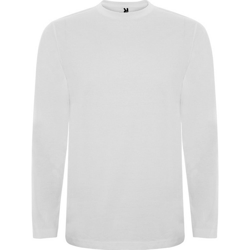 White - Front - Roly Mens Extreme Long-Sleeved T-Shirt