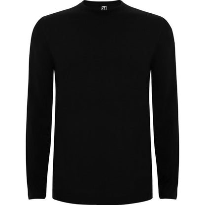 Solid Black - Front - Roly Mens Extreme Long-Sleeved T-Shirt