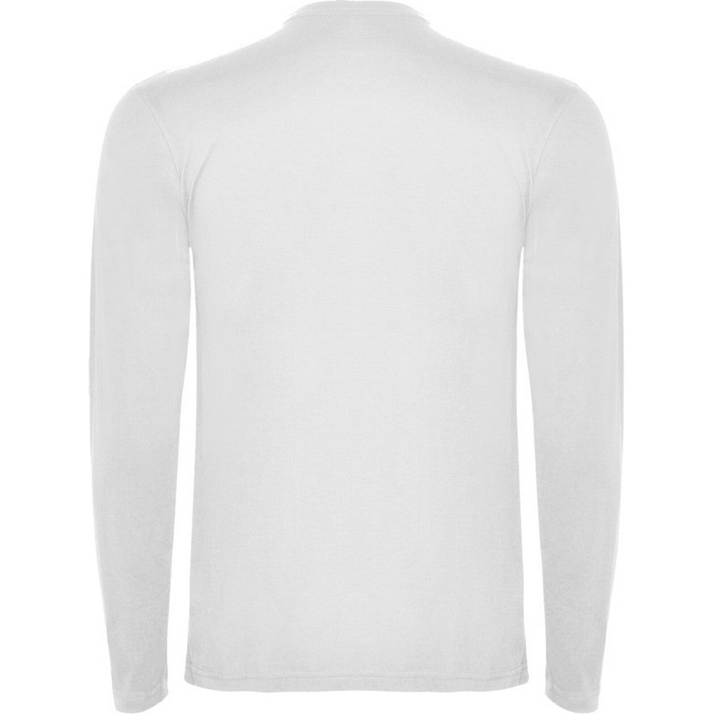White - Back - Roly Mens Extreme Long-Sleeved T-Shirt