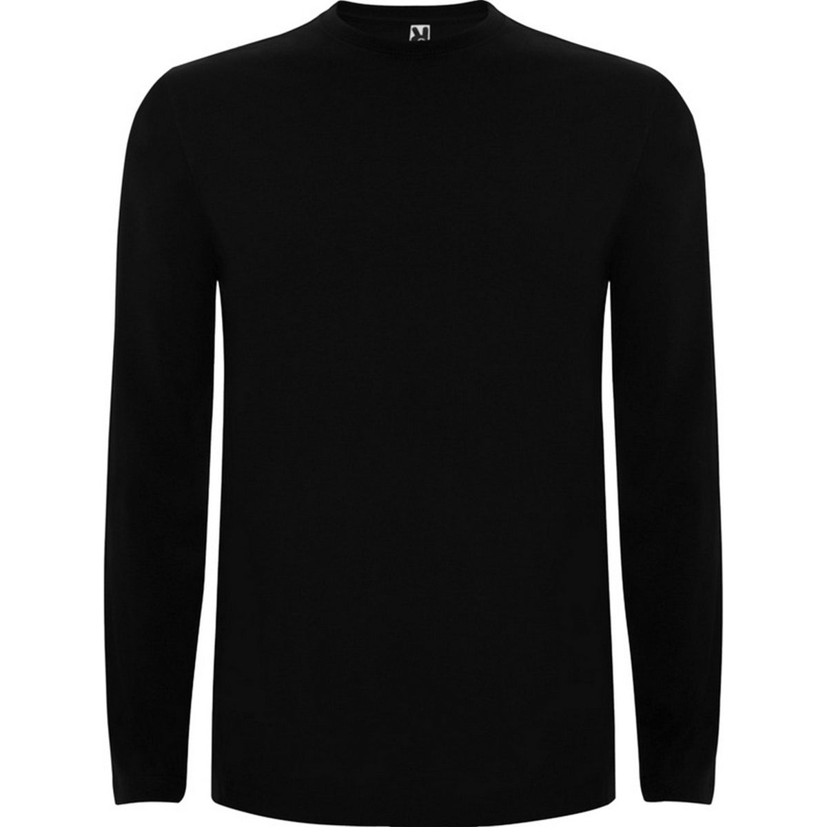 Solid Black - Front - Roly Mens Extreme Long-Sleeved T-Shirt