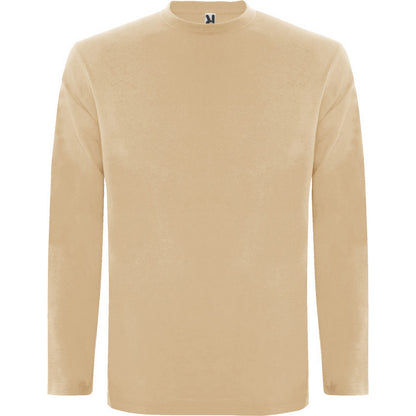 Sand - Front - Roly Mens Extreme Long-Sleeved T-Shirt