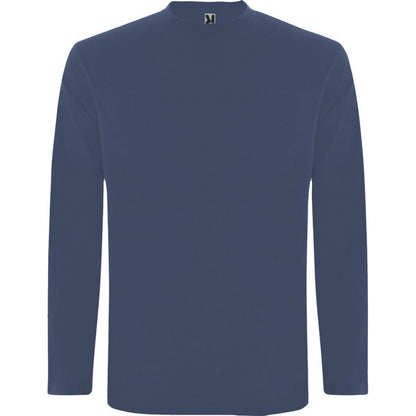 Blue Denim - Front - Roly Mens Extreme Long-Sleeved T-Shirt