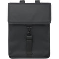Solid Black - Front - Turner Plain Backpack