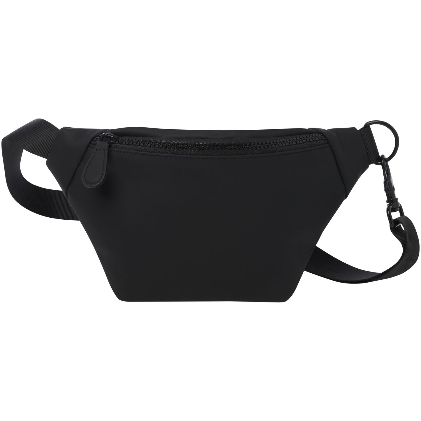 Solid Black - Front - Turner Plain Waist Bag