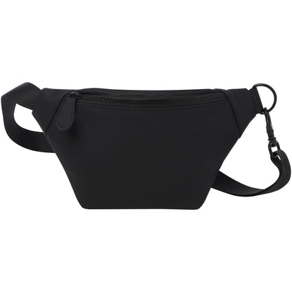 Solid Black - Front - Turner Plain Waist Bag