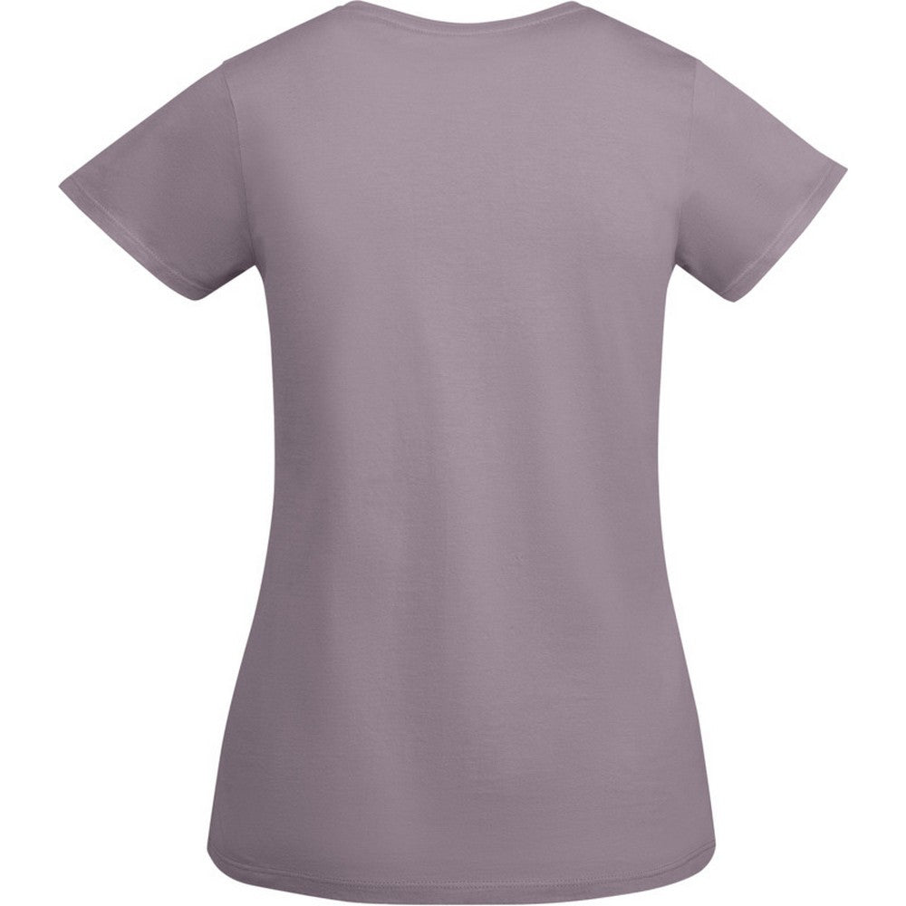 Lavender - Back - Roly Womens-Ladies Breda Short-Sleeved T-Shirt
