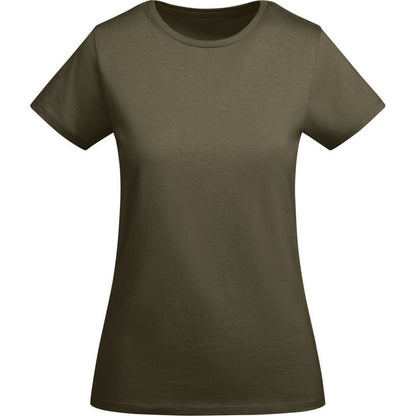 Military Green - Front - Roly Womens-Ladies Breda Short-Sleeved T-Shirt