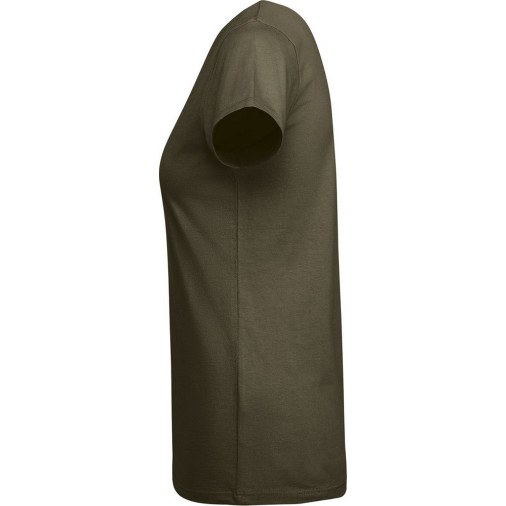 Military Green - Lifestyle - Roly Womens-Ladies Breda Short-Sleeved T-Shirt