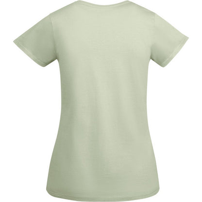 Mist Green - Back - Roly Womens-Ladies Breda Short-Sleeved T-Shirt