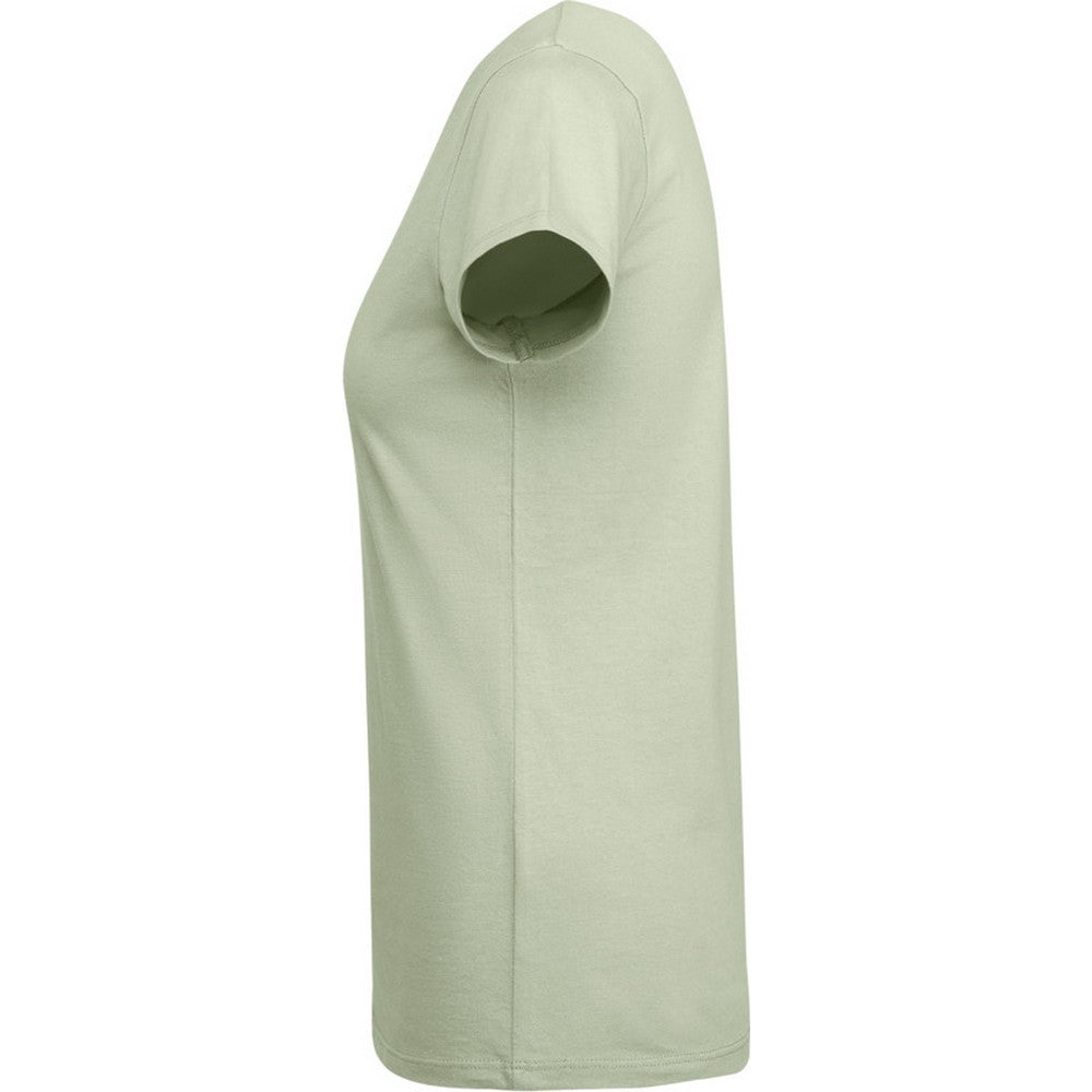 Mist Green - Lifestyle - Roly Womens-Ladies Breda Short-Sleeved T-Shirt