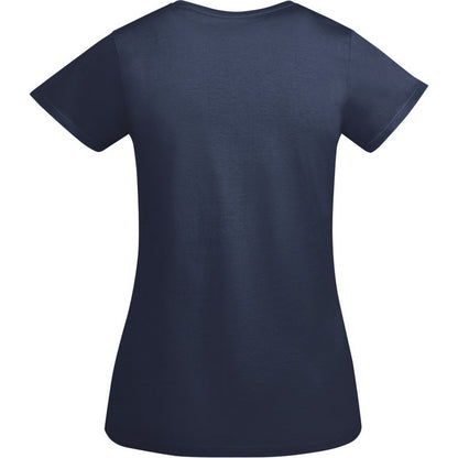 Navy Blue - Back - Roly Womens-Ladies Breda Short-Sleeved T-Shirt