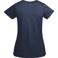 Navy Blue - Back - Roly Womens-Ladies Breda Short-Sleeved T-Shirt