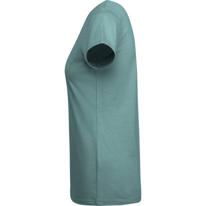 Dusty Blue - Lifestyle - Roly Womens-Ladies Breda Short-Sleeved T-Shirt