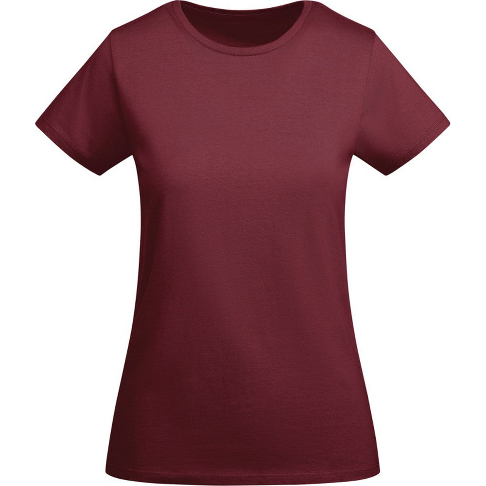 Garnet - Front - Roly Womens-Ladies Breda Short-Sleeved T-Shirt