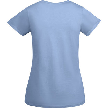 Sky Blue - Back - Roly Womens-Ladies Breda Short-Sleeved T-Shirt