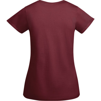 Garnet - Back - Roly Womens-Ladies Breda Short-Sleeved T-Shirt