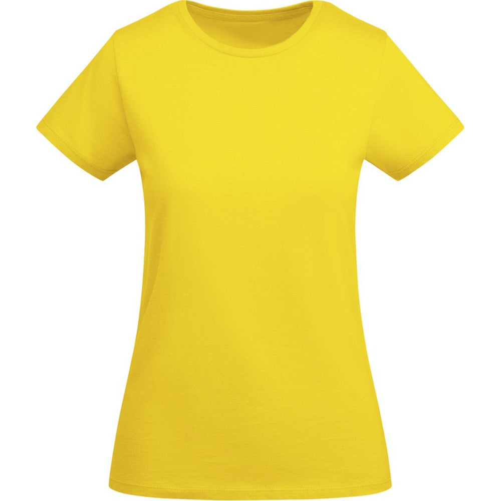 Yellow - Front - Roly Womens-Ladies Breda Short-Sleeved T-Shirt