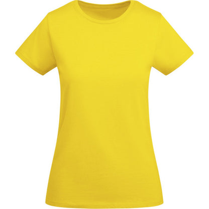 Yellow - Front - Roly Womens-Ladies Breda Short-Sleeved T-Shirt