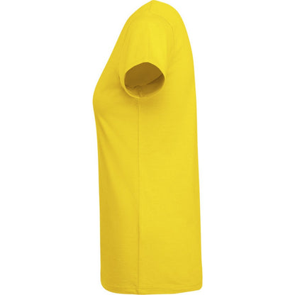 Yellow - Lifestyle - Roly Womens-Ladies Breda Short-Sleeved T-Shirt