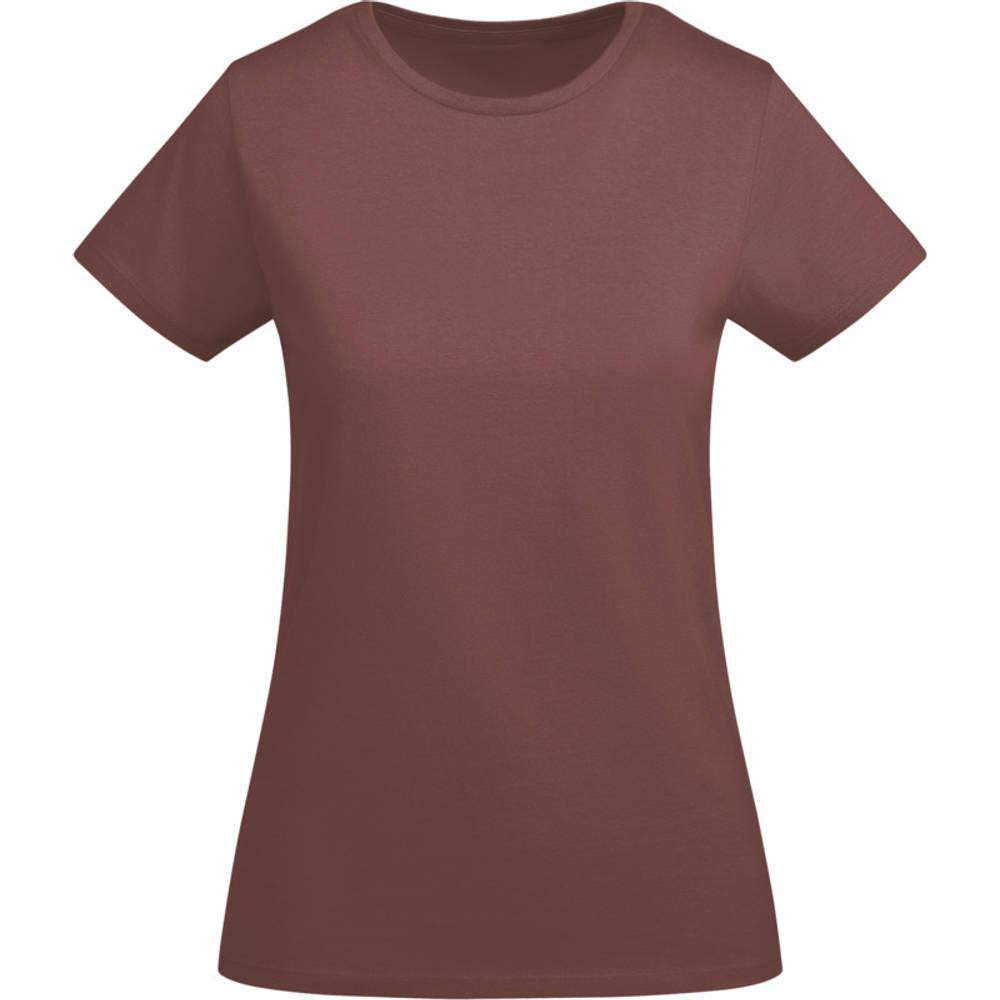 Pale Red - Front - Roly Womens-Ladies Breda Short-Sleeved T-Shirt