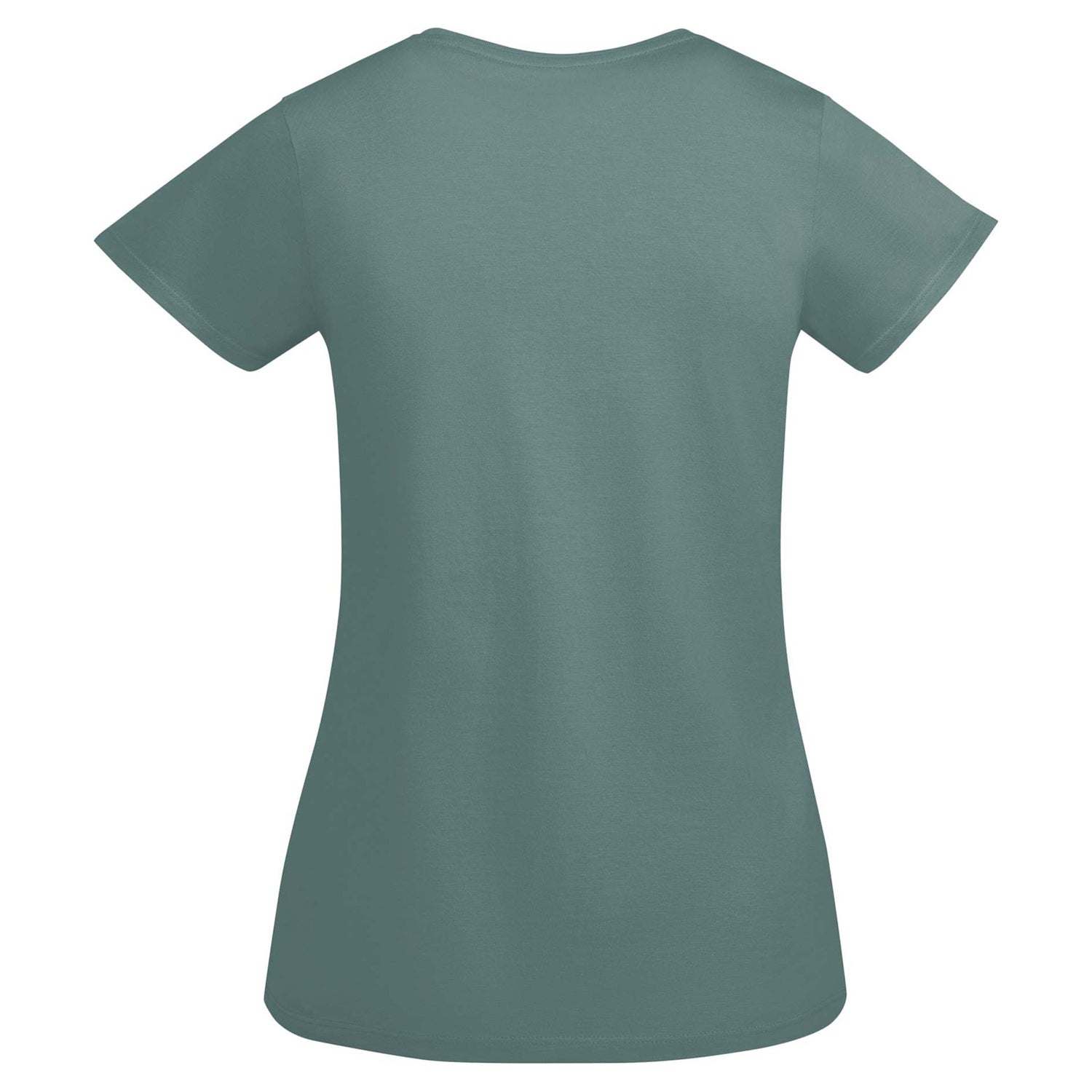 Calm Blue - Back - Roly Womens-Ladies Breda Short-Sleeved T-Shirt