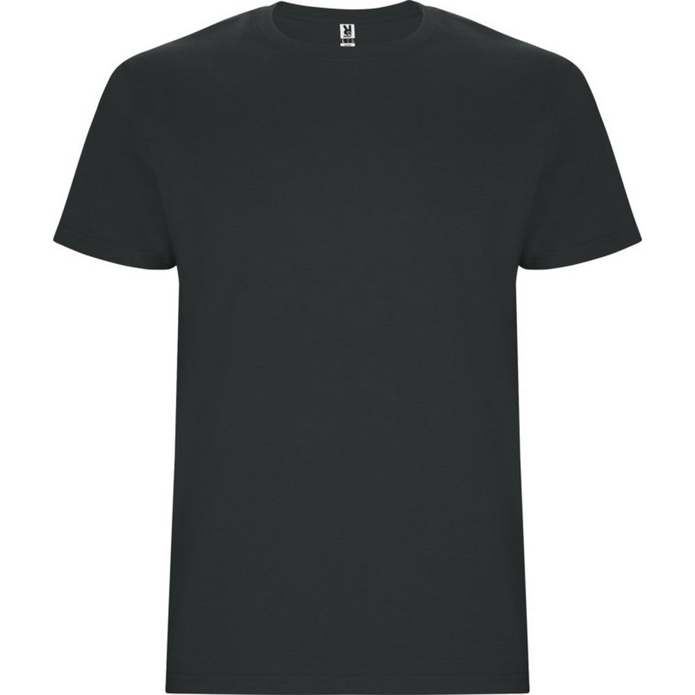 Dark Lead - Front - Roly Childrens-Kids Stafford Short-Sleeved T-Shirt