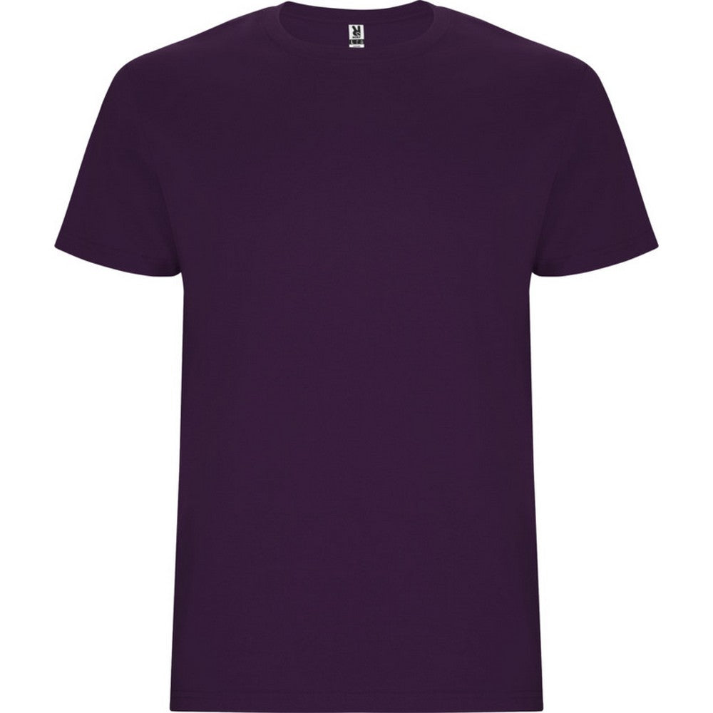 Purple - Front - Roly Childrens-Kids Stafford Short-Sleeved T-Shirt