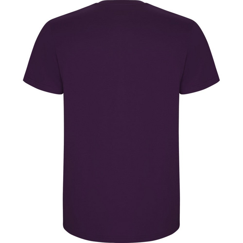 Purple - Back - Roly Childrens-Kids Stafford Short-Sleeved T-Shirt