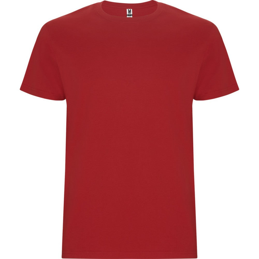 Red - Front - Roly Childrens-Kids Stafford Short-Sleeved T-Shirt