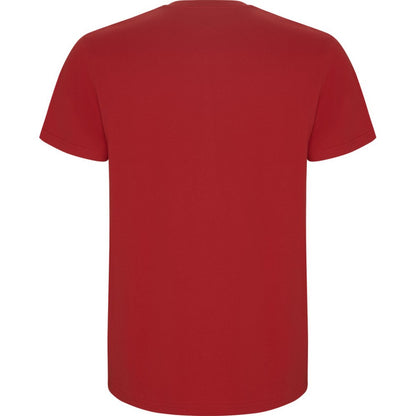 Red - Back - Roly Childrens-Kids Stafford Short-Sleeved T-Shirt