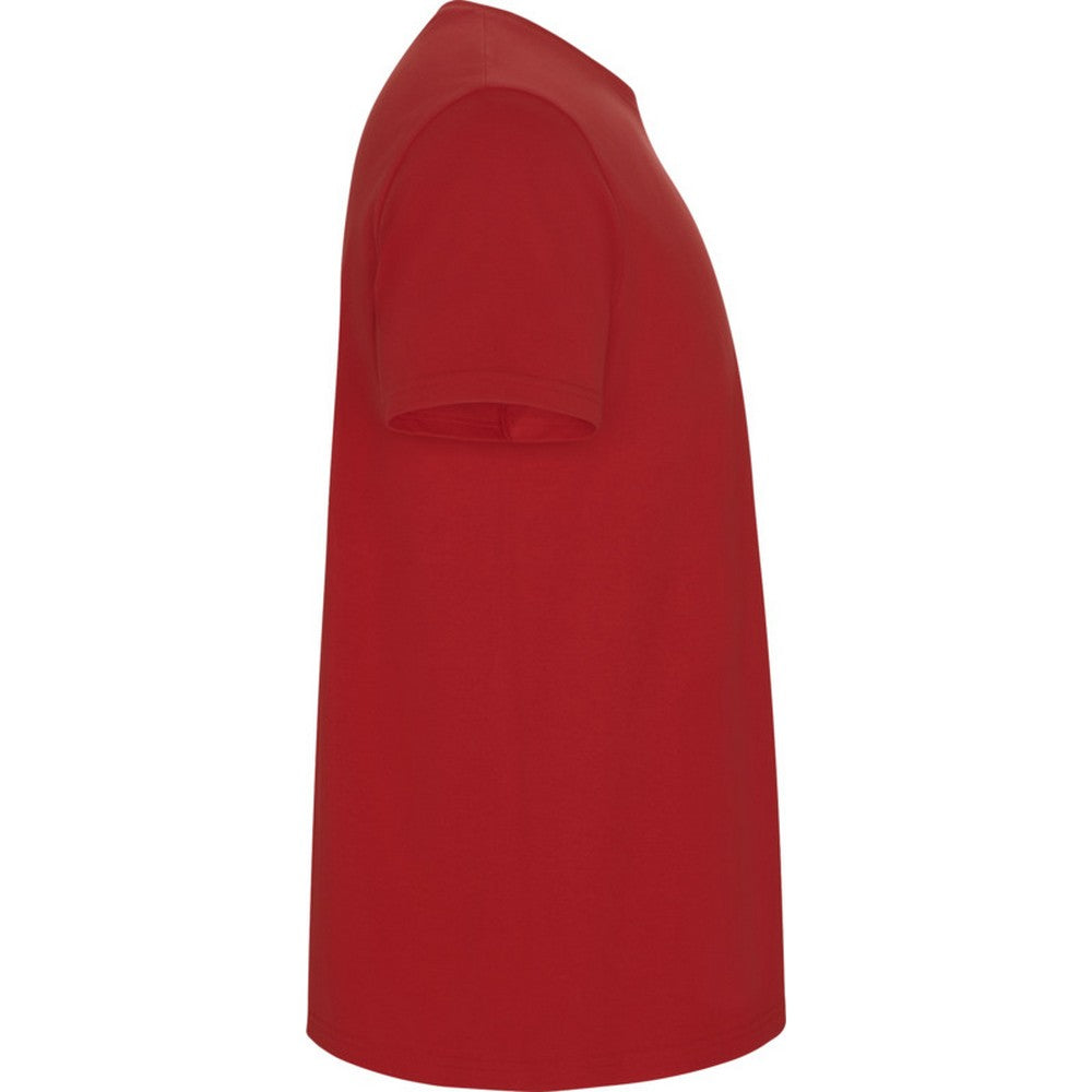 Red - Side - Roly Childrens-Kids Stafford Short-Sleeved T-Shirt