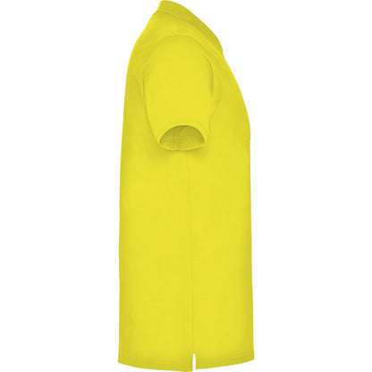 Yellow - Side - Roly Childrens-Kids Star Short-Sleeved Polo Shirt