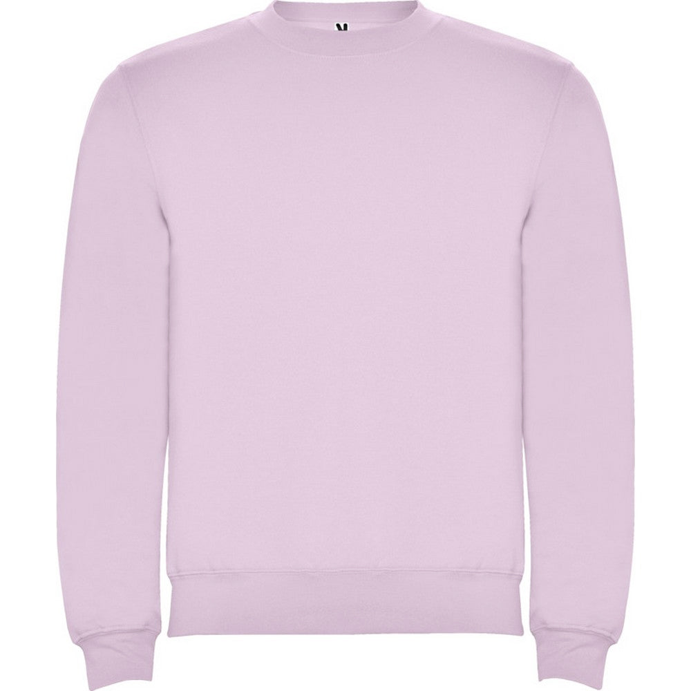 Light Pink - Front - Roly Childrens-Kids Clasica Crew Neck Sweatshirt