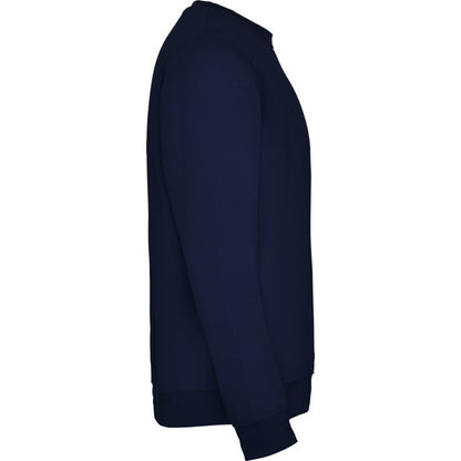 Navy Blue - Side - Roly Childrens-Kids Clasica Crew Neck Sweatshirt