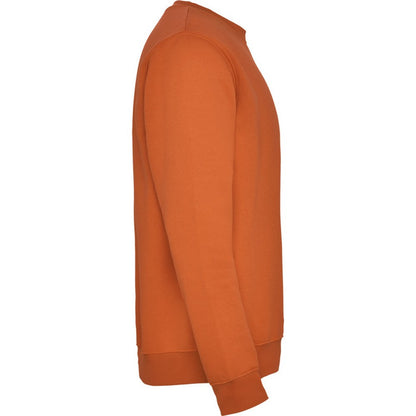 Orange - Side - Roly Childrens-Kids Clasica Crew Neck Sweatshirt