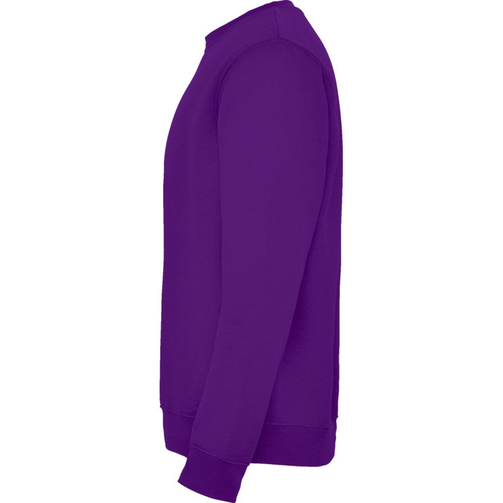 Purple - Lifestyle - Roly Childrens-Kids Clasica Crew Neck Sweatshirt
