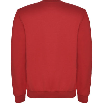 Red - Back - Roly Childrens-Kids Clasica Crew Neck Sweatshirt