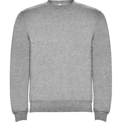Grey Marl - Front - Roly Childrens-Kids Clasica Crew Neck Sweatshirt