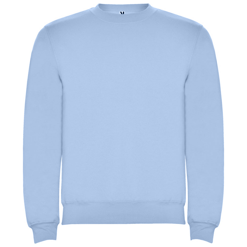 Sky Blue - Front - Roly Childrens-Kids Clasica Crew Neck Sweatshirt