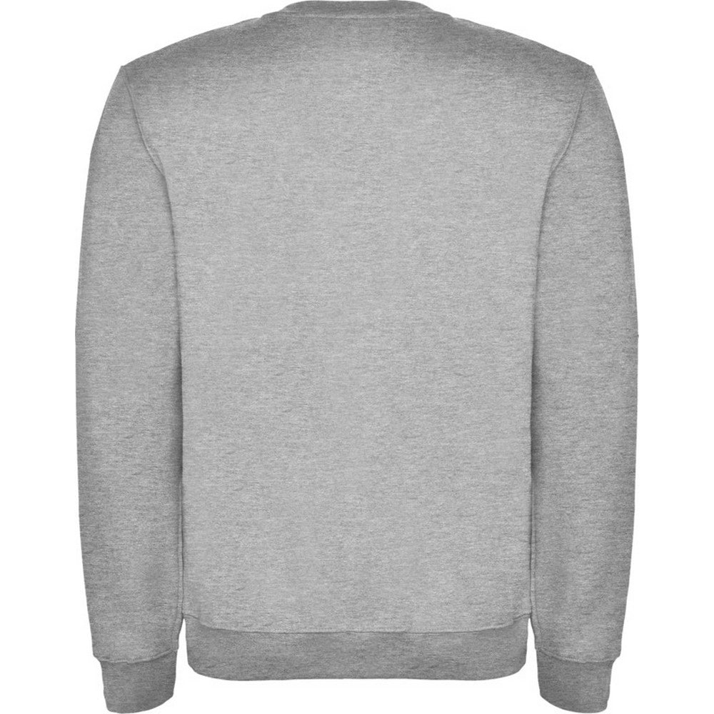 Grey Marl - Back - Roly Childrens-Kids Clasica Crew Neck Sweatshirt