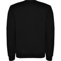 Solid Black - Back - Roly Childrens-Kids Clasica Crew Neck Sweatshirt