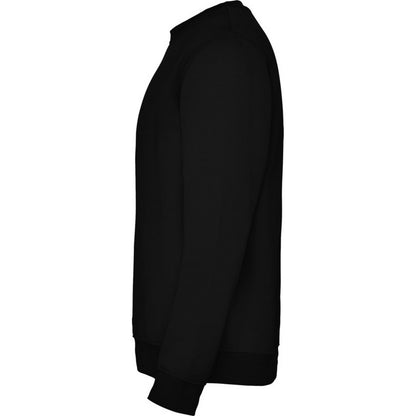 Solid Black - Lifestyle - Roly Childrens-Kids Clasica Crew Neck Sweatshirt