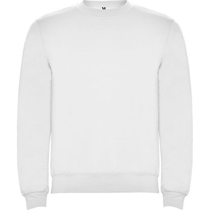 White - Front - Roly Childrens-Kids Clasica Crew Neck Sweatshirt