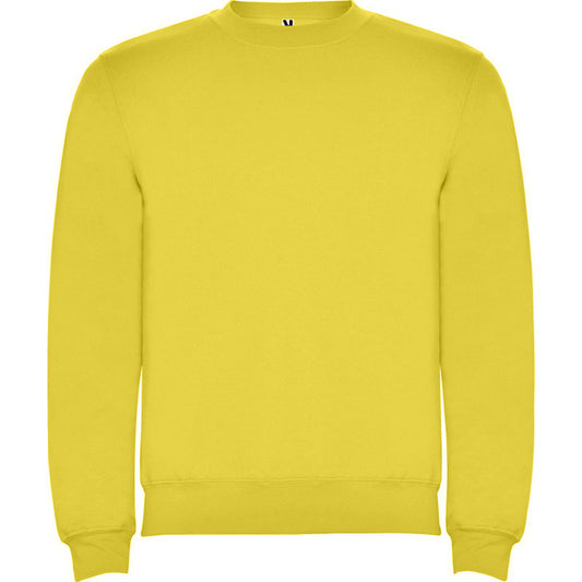 Yellow - Front - Roly Childrens-Kids Clasica Crew Neck Sweatshirt