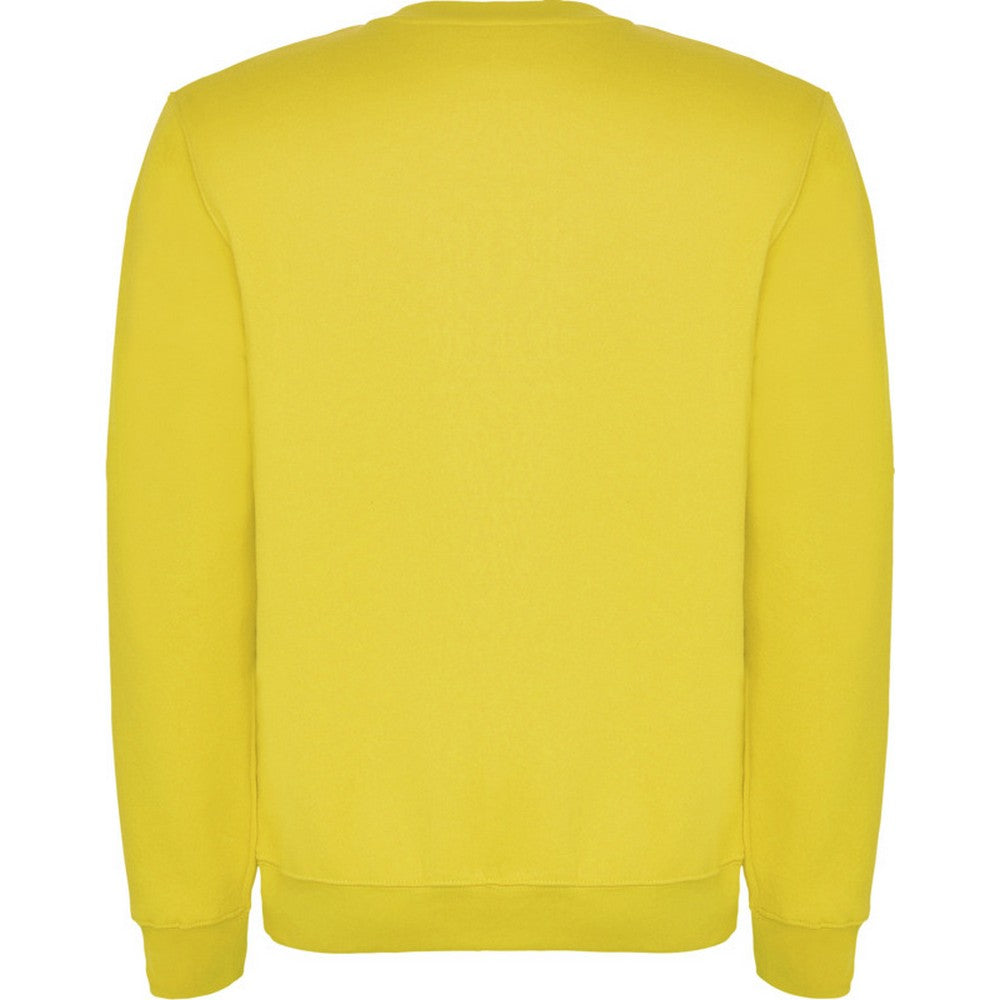 Yellow - Back - Roly Childrens-Kids Clasica Crew Neck Sweatshirt