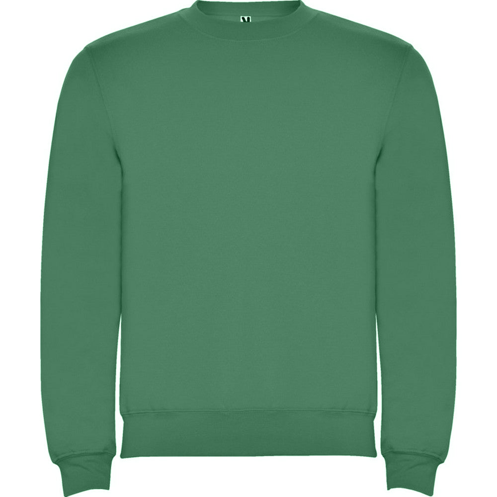 Kelly Green - Front - Roly Childrens-Kids Clasica Crew Neck Sweatshirt