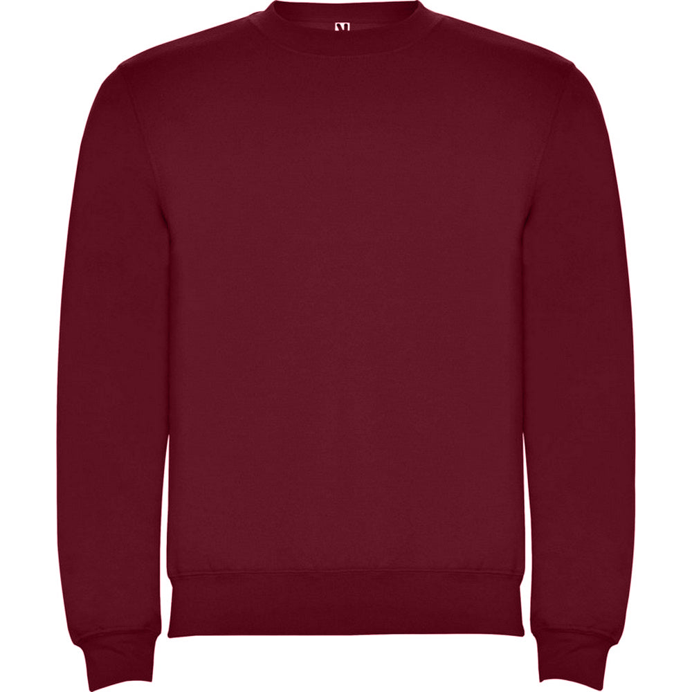 Garnet - Front - Roly Childrens-Kids Clasica Crew Neck Sweatshirt